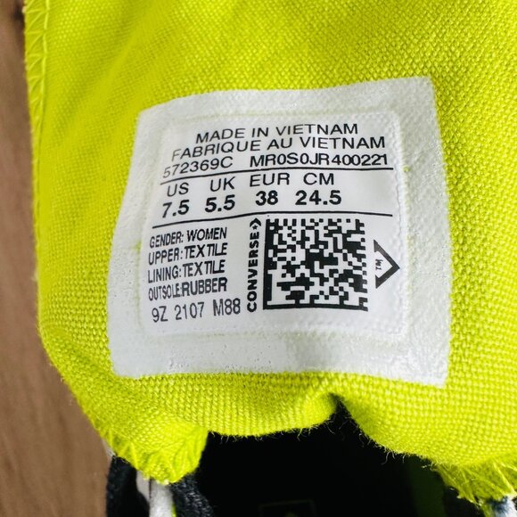 Rare Converse Chuck 70 Hi 7.5 Womens Shoes Animal Print Leopard Sneakers 572369C - Picture 11 of 11